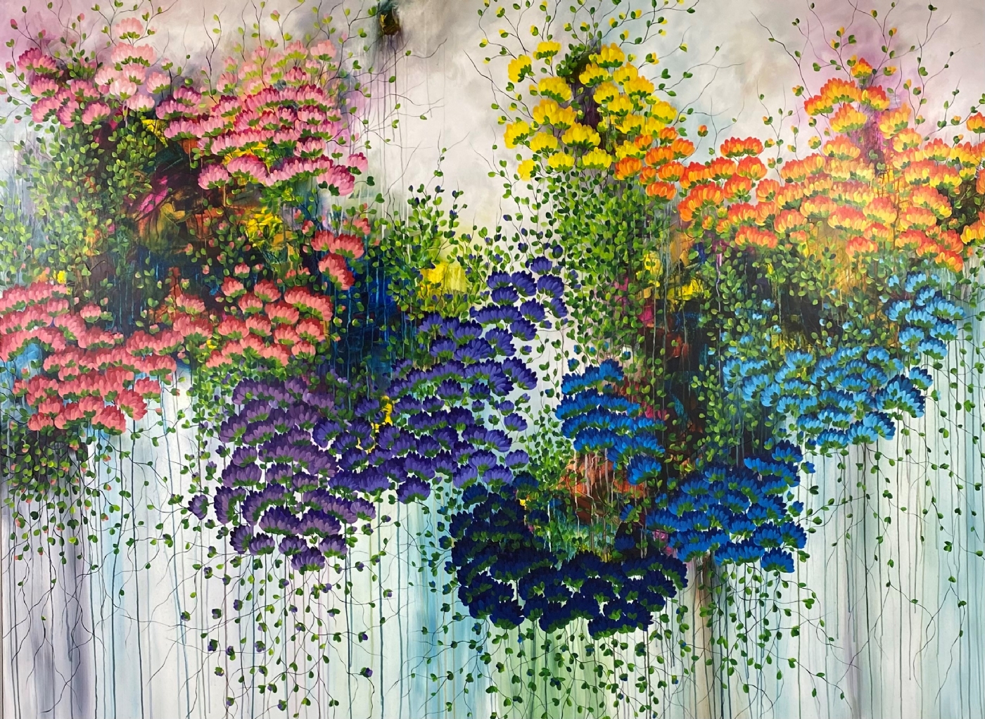 Multi color flower | Maleri