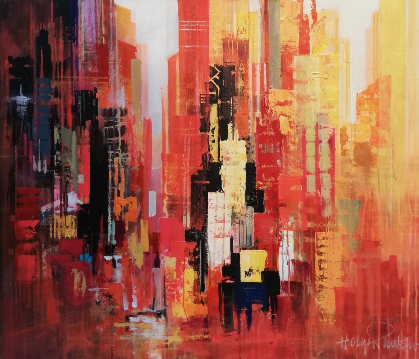 Manhattan Red II | Maleri