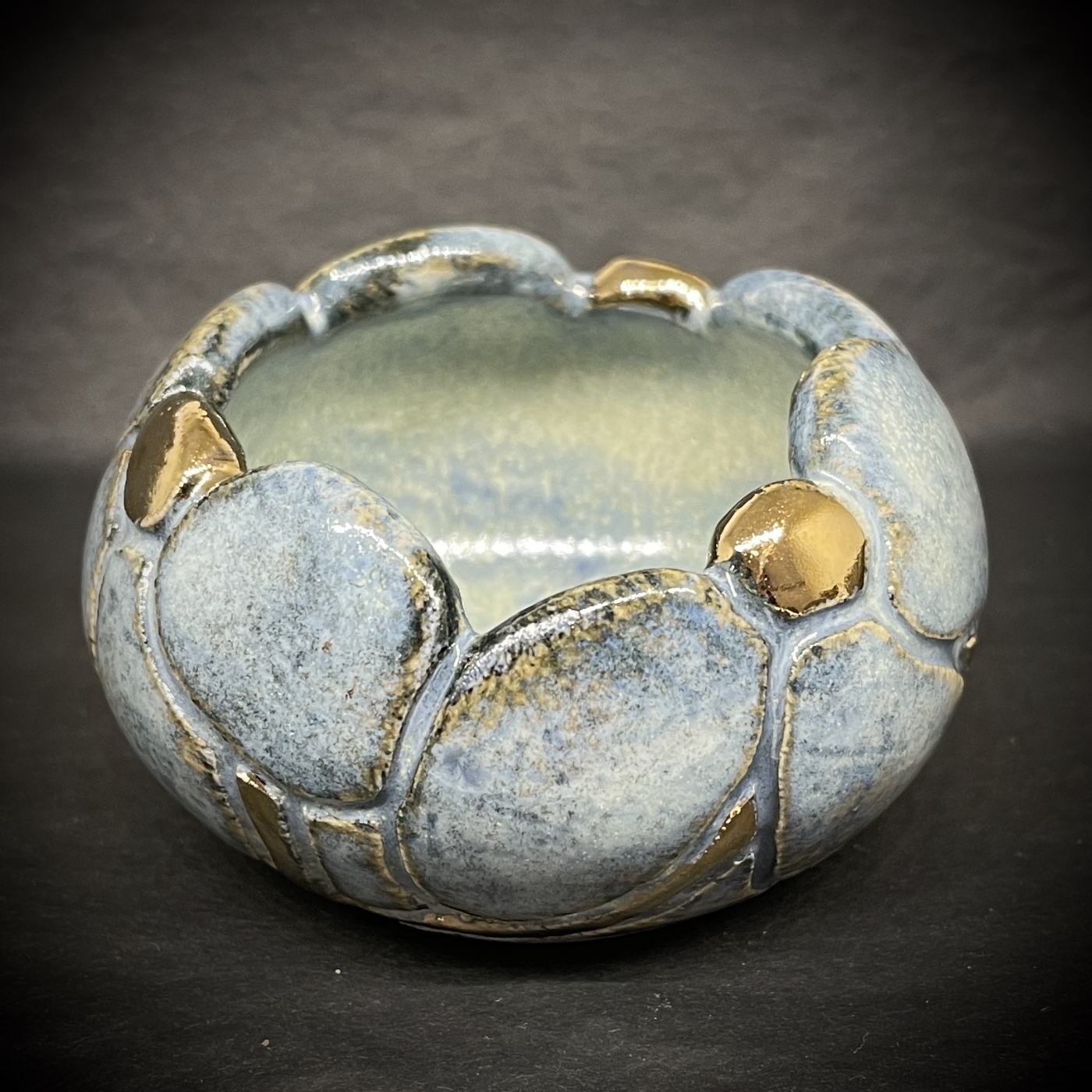 åben mini gommel med metal | Keramik