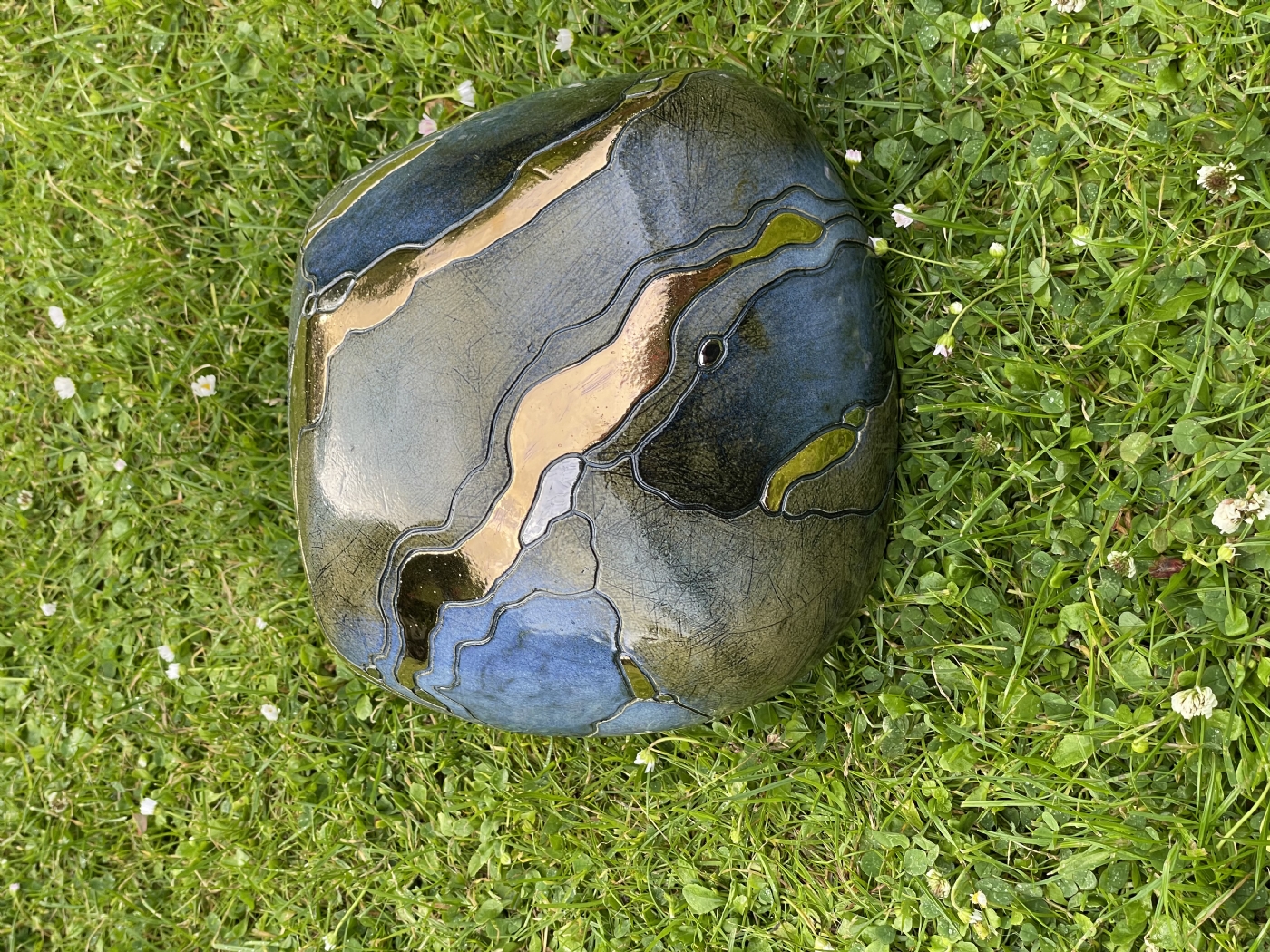stor 'gobbel', med metal | Keramik