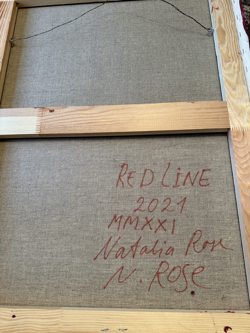 Red Line, 2021 | Maleri | Detail 1