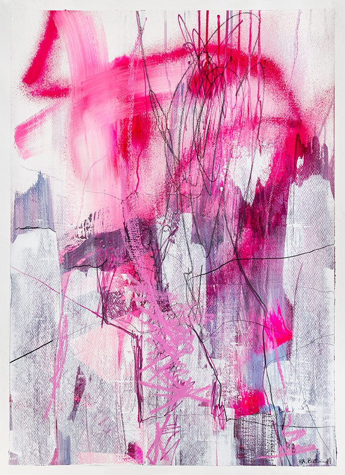 'In a pink state of mind' 2019 | Tegning