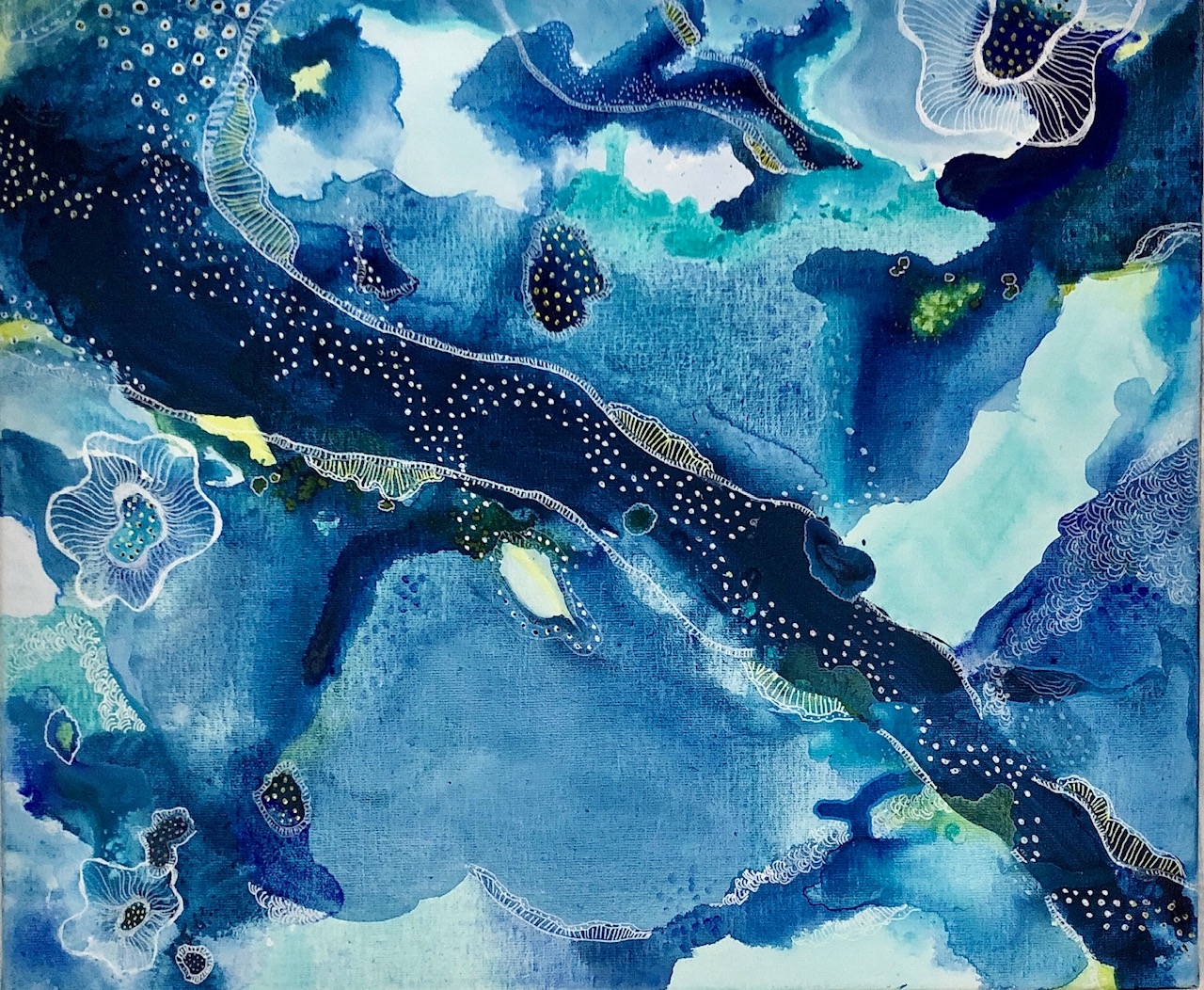 Zen Blue 1 | Maleri