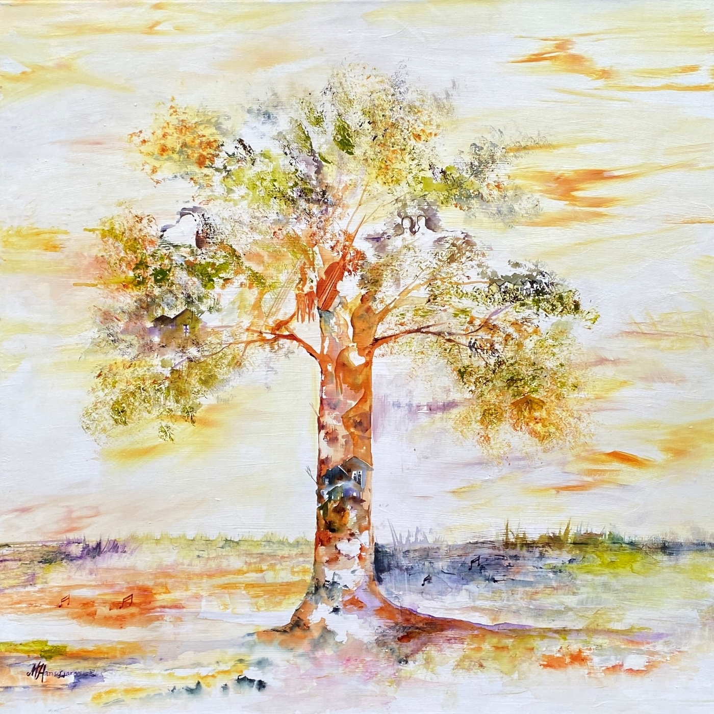 Livets træ - Love | Maleri