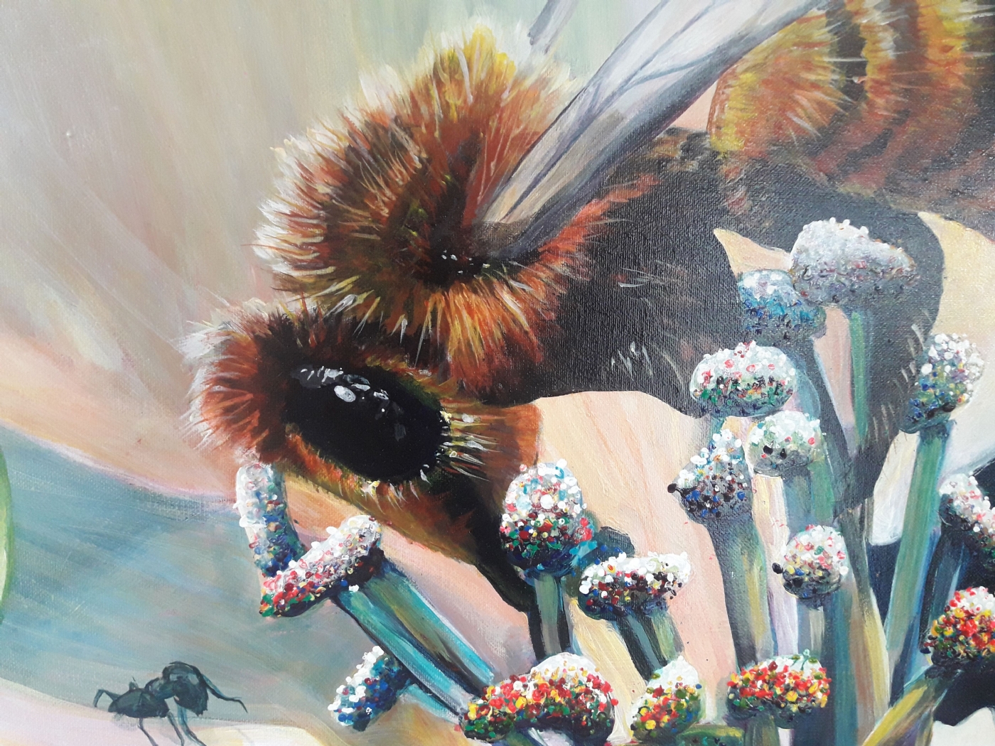 Seeking Honey | Maleri | Detail 2
