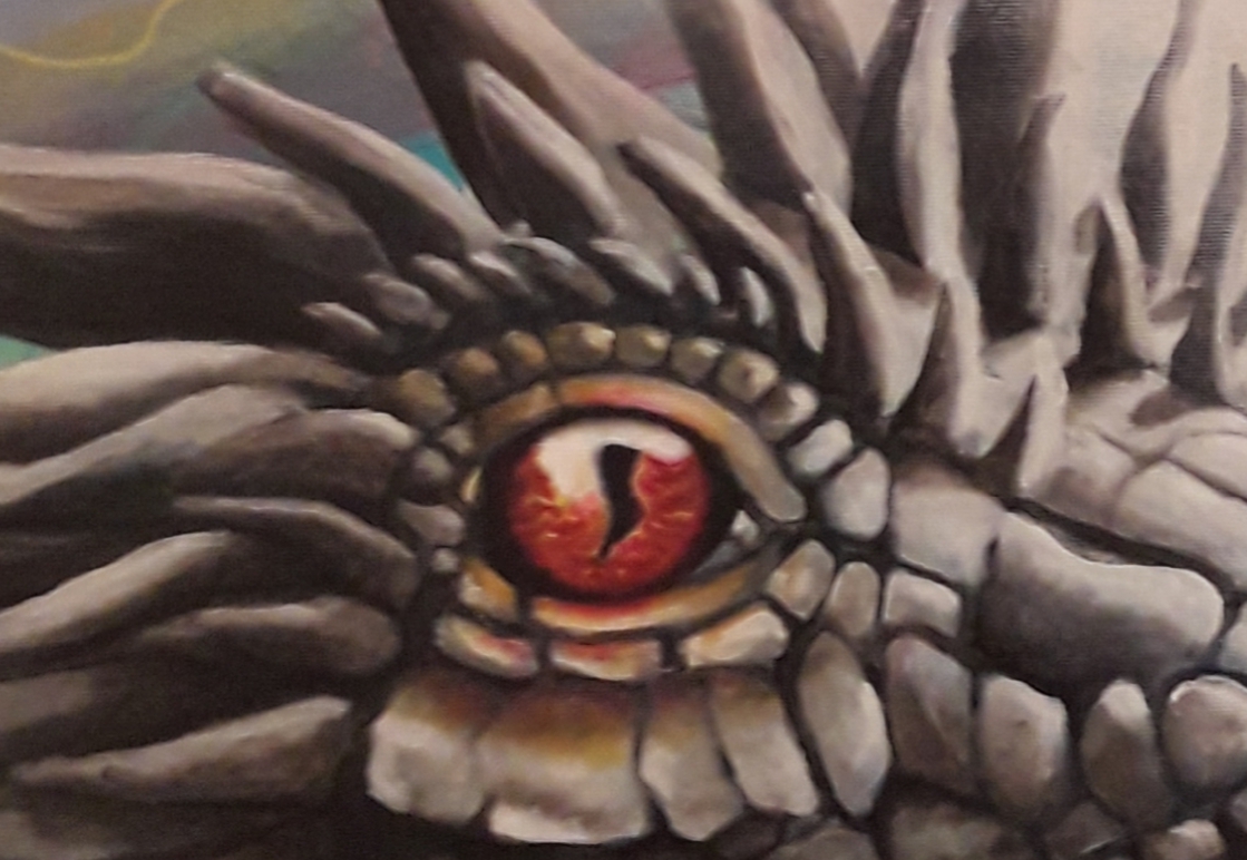 Dragon | Maleri | Detail 2