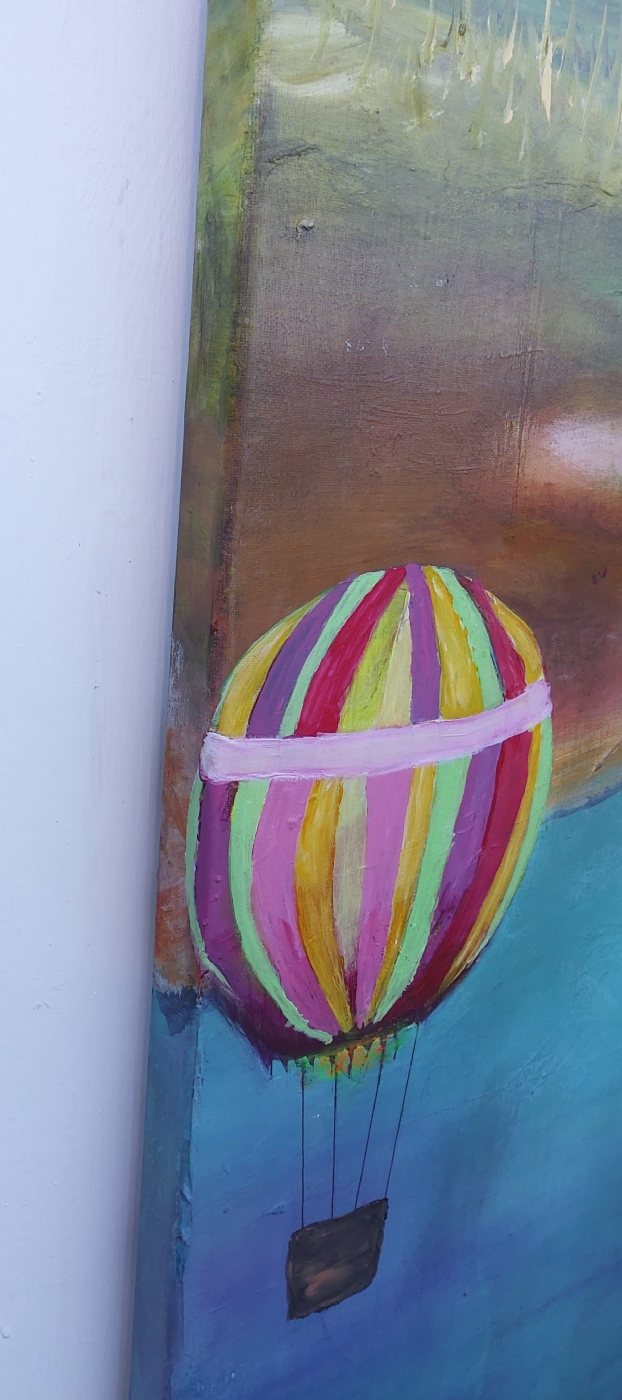 Ballonfærd | Maleri | Detail 2