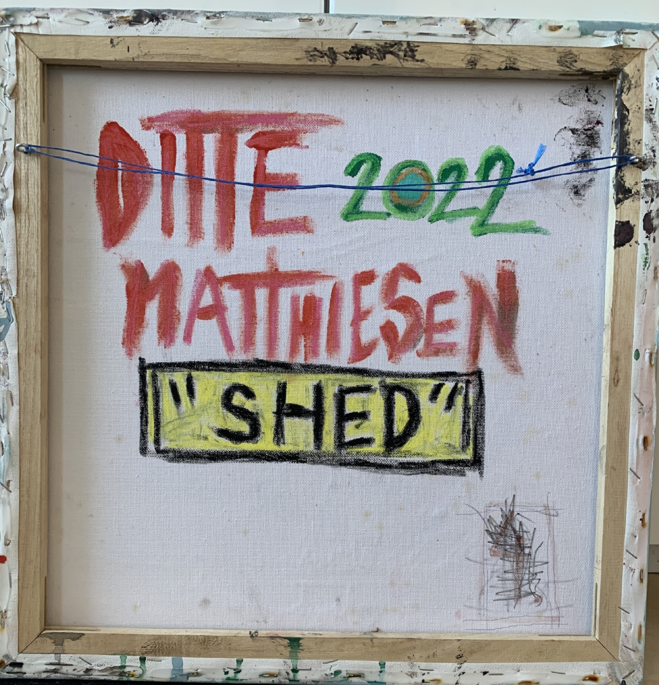 Shed - do not clamp her(e) | Maleri | Detail 1