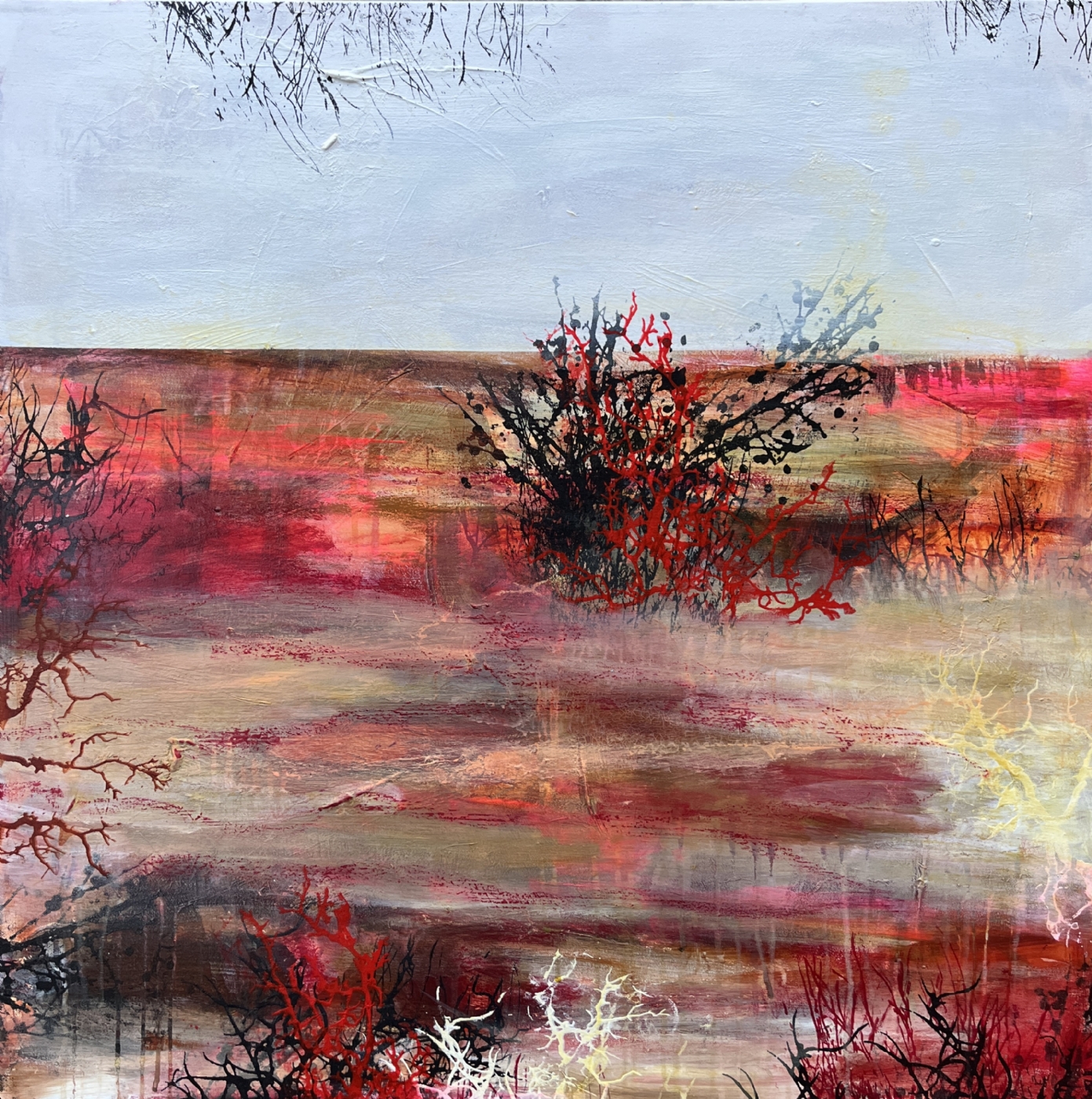 Abstrakt landskab 1 | Maleri